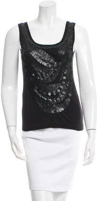 Givenchy Paillette-Embellished Sleeveless Top