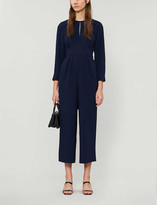 Thumbnail for your product : Whistles Petra cropped crepe jumpsuit