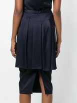 Thumbnail for your product : Chalayan Pleated-Layer Pencil Skirt