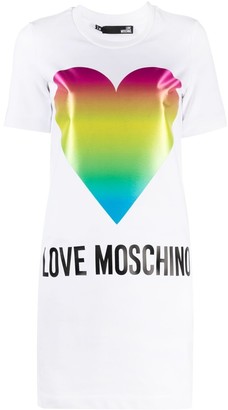 Love Moschino logo-print short-sleeved T-shirt dress