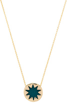 Thumbnail for your product : House Of Harlow 1960 Mini Starburst Pendant Necklace in Metallic Gold.