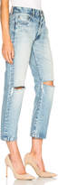 Thumbnail for your product : Moussy Vintage Geona Crop Straight in Light Blue | FWRD