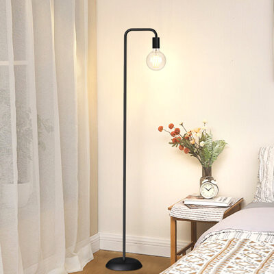 Office Tall Lamps for Room AIGOTEK 65 Inches Dimmable Standing Tree Floor Lamps with 3 pcs 9W Bulbs Bedroom Industrial Floor Lamp 