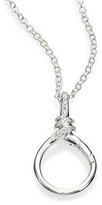 Thumbnail for your product : Ippolita Diamond & Sterling Silver Twisted Wire Charm Catcher Necklace