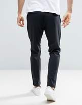 Thumbnail for your product : Selected Cropped Tapered Pant With Elasticated Waist In Check