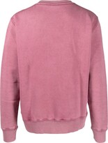 Thumbnail for your product : AUTRY Logo-Embroidered Faded-Wash Sweatshirt
