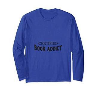 Certified Book Addict Cool Statement Graphic Tee