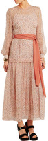 Thumbnail for your product : Jonathan Saunders Della Printed Silk-chiffon Maxi Dress - Pastel pink