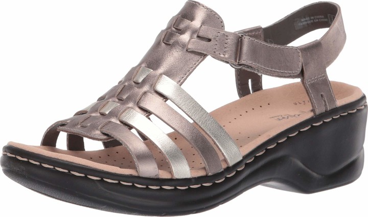 clarks womens lexi bridge wedge sandals
