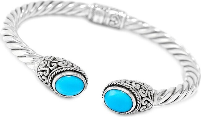 Samuel B. Silver 3.75 ct. tw. Sleeping Beauty Bangle