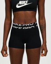 Thumbnail for your product : Nike Women's Black Tights - Pro Dri-FIT 3-Inch Graphic Shorts - Size M at The Iconic