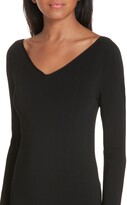 Thumbnail for your product : Vince Ribbed V-Neck Dress
