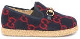 Thumbnail for your product : Gucci Children Horsebit GG loafers