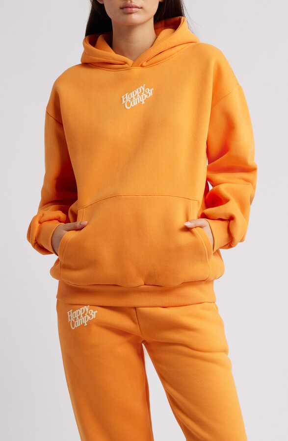 HAPPY CAMP3R Puff Series Core Logo Cotton Blend Hoodie