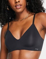 Thumbnail for your product : Sloggi Zero Feel Ultra cami strap bralette with removeable padding in black