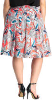 Thumbnail for your product : Miami Palm Print Full Skirt