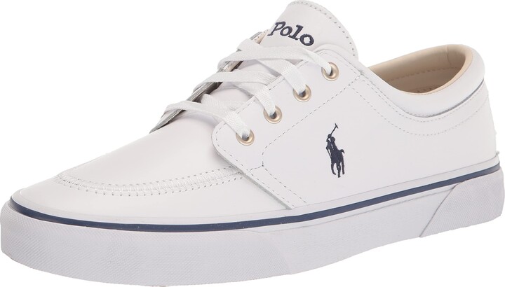 Polo Ralph Lauren Court Leather-Suede Trainer ShopStyle Lace-up