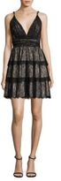 Thumbnail for your product : Alice + Olivia Olive Tiered Lace Dress