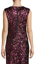 Thumbnail for your product : Rebecca Taylor Sequin Stretch Sleeveless Top
