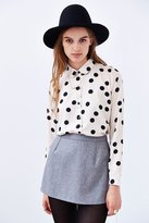 Thumbnail for your product : Urban Outfitters Compania Fantastica Polka Dot Button-Down Blouse