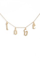 Thumbnail for your product : Argentovivo Women's Love Frontal Necklace