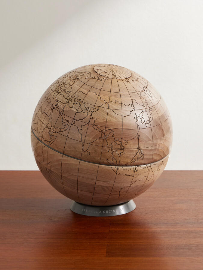 Walnut Wood and KRION Globe