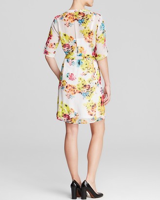 KUT from the Kloth Floral Print Shirt Dress
