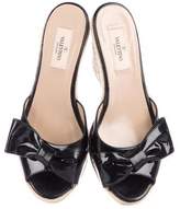 Thumbnail for your product : Valentino Patent Leather Espadrille Wedges