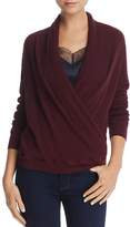 Thumbnail for your product : Three Dots Shawl Collar Crossover Thermal Top