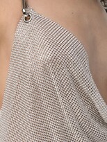 Thumbnail for your product : Giuseppe di Morabito Cowl-Neck Chainmail Short Dress