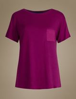 Thumbnail for your product : Marks and Spencer Short Sleeve Pyjama Top
