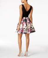 Thumbnail for your product : Xscape Evenings Floral-Print Fit & Flare Dress