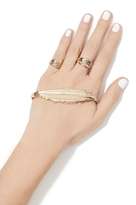 Thumbnail for your product : Nasty Gal Take It or Leaf It Hand/Ring Set