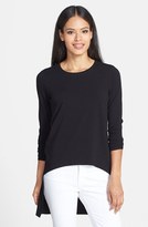 Thumbnail for your product : Eileen Fisher High/Low Tencel® Jersey Top
