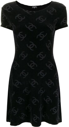 Silk dress Chanel Black size 38 FR in Silk - 26099592