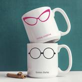 Thumbnail for your product : Personalized Geek Glasses Coffee Mugs - Set of 2