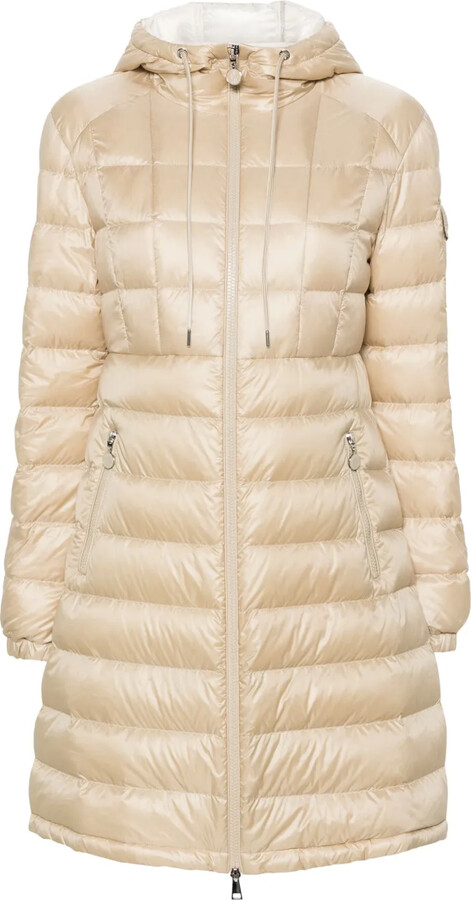 Moncler Nantes Long Parka Trench Beige - ShopStyle Coats