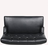 Thumbnail for your product : CTEX Chairone House 35''width Black PU Armless Loveseat sofa