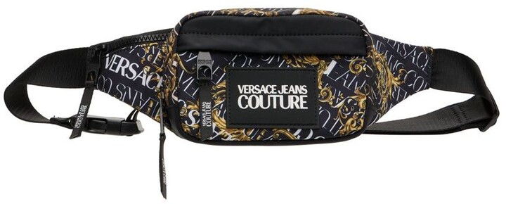 Versace Jeans Couture Black Regalia Baroque Belt Bag - ShopStyle