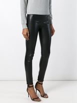 Thumbnail for your product : Saint Laurent skinny trousers - women - Lamb Skin - 34