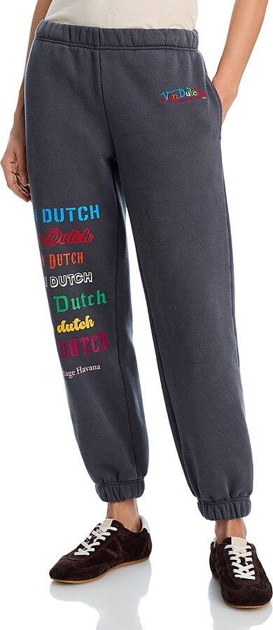 Vintage Havana Embroidered Fleece Joggers