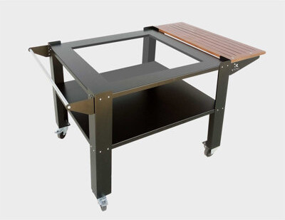 Authentic Pizza Ovens Iron Freestanding Pizza Oven in Black