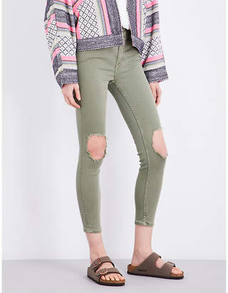 Free People Busted skinny high-rise jeans