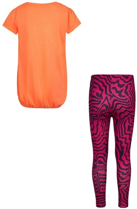 Nike Younger Girls Tunic Top And Leggings 2-piece Set