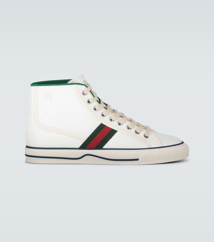 mens gucci hi top trainers