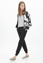 Thumbnail for your product : Forever 21 Floral Print Bomber Jacket