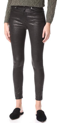 7 For All Mankind The Ankle Skinny Leather Pants