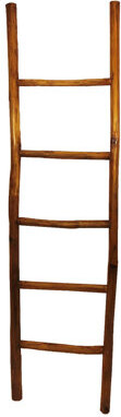MGP 60" H Teak log ladder (Teak)