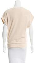 Thumbnail for your product : Dries Van Noten Surplice Neck Cap Sleeve Sweatshirt