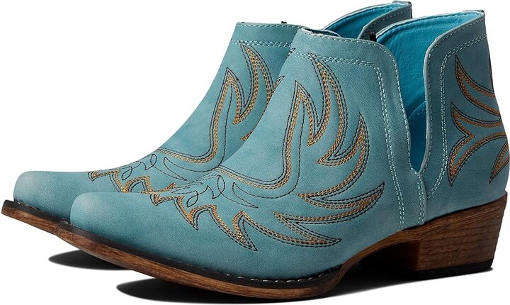 Roper Ava Cowboy Women's Boots Blue : 10 M, Synthetic